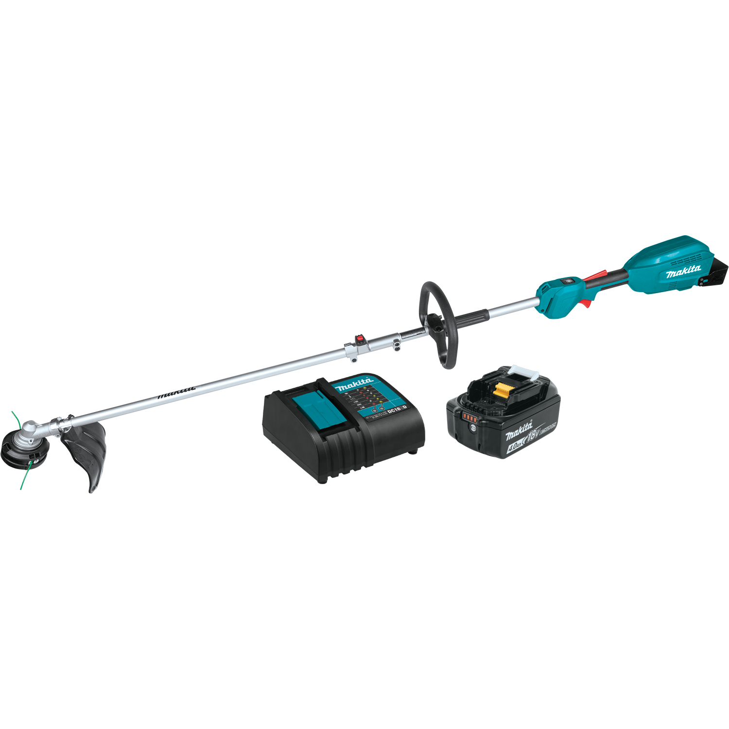 Makita 18V LXT Couple Shaft Power Head W/ String Trimmer #XUX02SM1X1