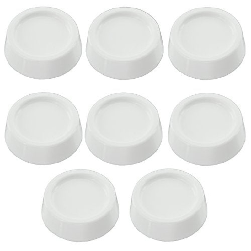 Anti Vibration Low Noise Rubber Feet Pads compatible with Zanussi Tumble Dryer / Washing Machine (2 Packs of 4)