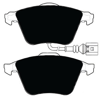 Porterfield Brake Pads for 2012 VOLKSWAGEN GOLF R