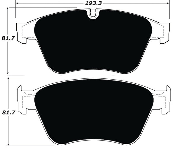 Porterfield Brake Pads for 2008 MERCEDES-BENZ R63 AMG