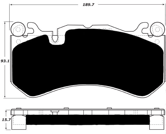 Porterfield Brake Pads for 2015 MERCEDES-BENZ S600 Armored