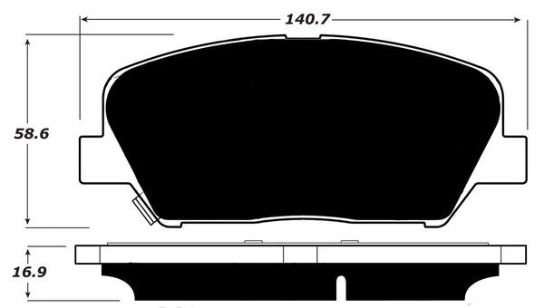 Porterfield Brake Pads for 2015 HYUNDAI GENESIS COUPE
