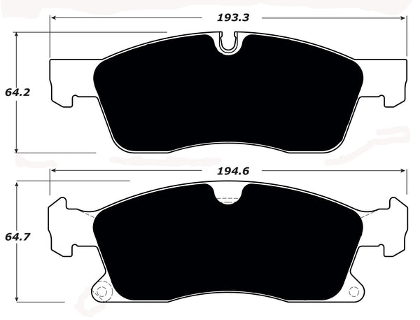 Porterfield Brake Pads for 2014 MERCEDES-BENZ GL350 BlueTec