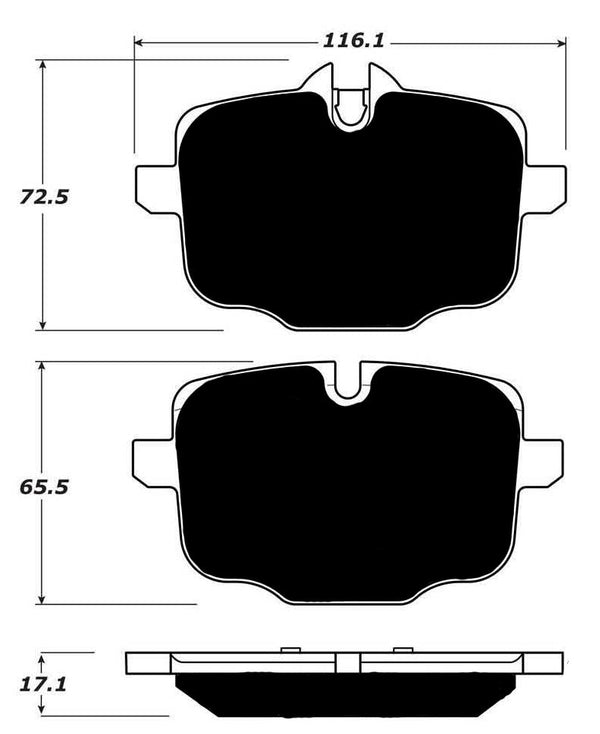 Porterfield Brake Pads for 2018 BMW 530iX - Sport M Brakes