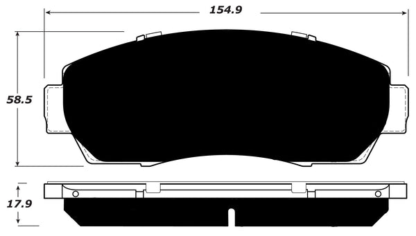 Porterfield Brake Pads for 2013 HONDA ACCORD Crosstour