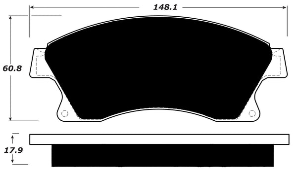Porterfield Brake Pads for 2016 CHEVROLET SONIC
