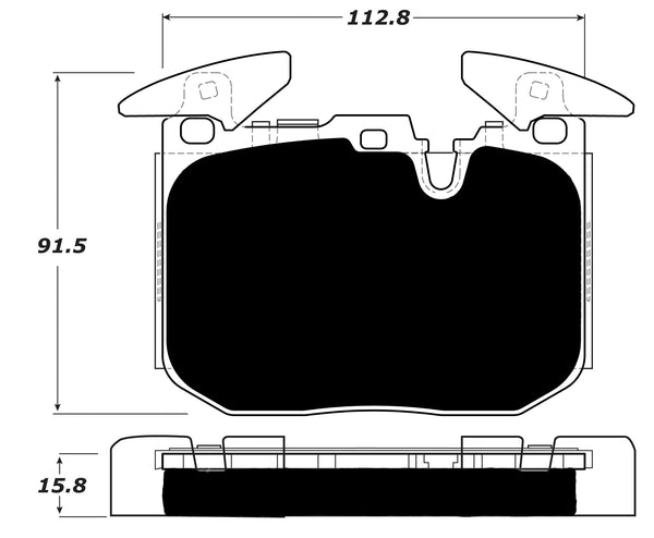 Porterfield Brake Pads for 2017 BMW 440i/440ix - M Sport Pkg w/370mm FD