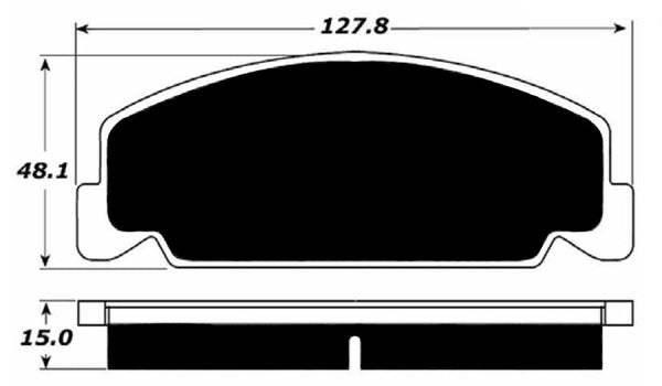 Porterfield Brake Pads for 1994 HONDA CIVIC Coupe DX M/T