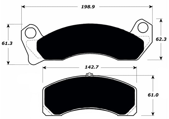 Porterfield Brake Pads for 1983 MERCURY GRAND MARQUIS Police