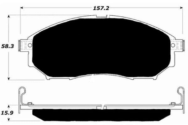 Porterfield Brake Pads for 2005 INFINITI Q45