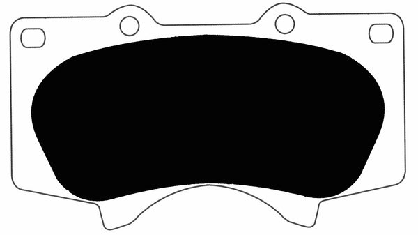Porterfield Brake Pads for 2017 TOYOTA TACOMA 2WD 6 Lug