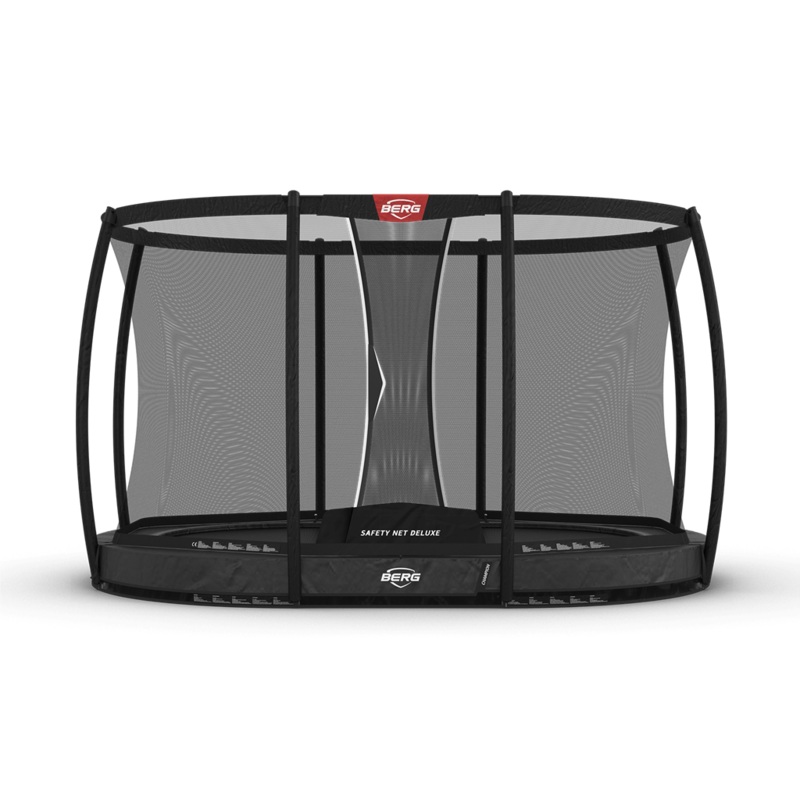 Berg Grand Champion InGround Trampoline | 350CM/ 11FT | Safety Net Deluxe | Grey | 30.33.73.32