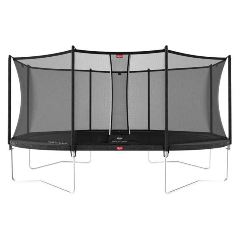 Berg Grand Favorit Regular Trampoline | 520CM/ 17FT | Safety Net Comfort | Grey | 30.25.65.31