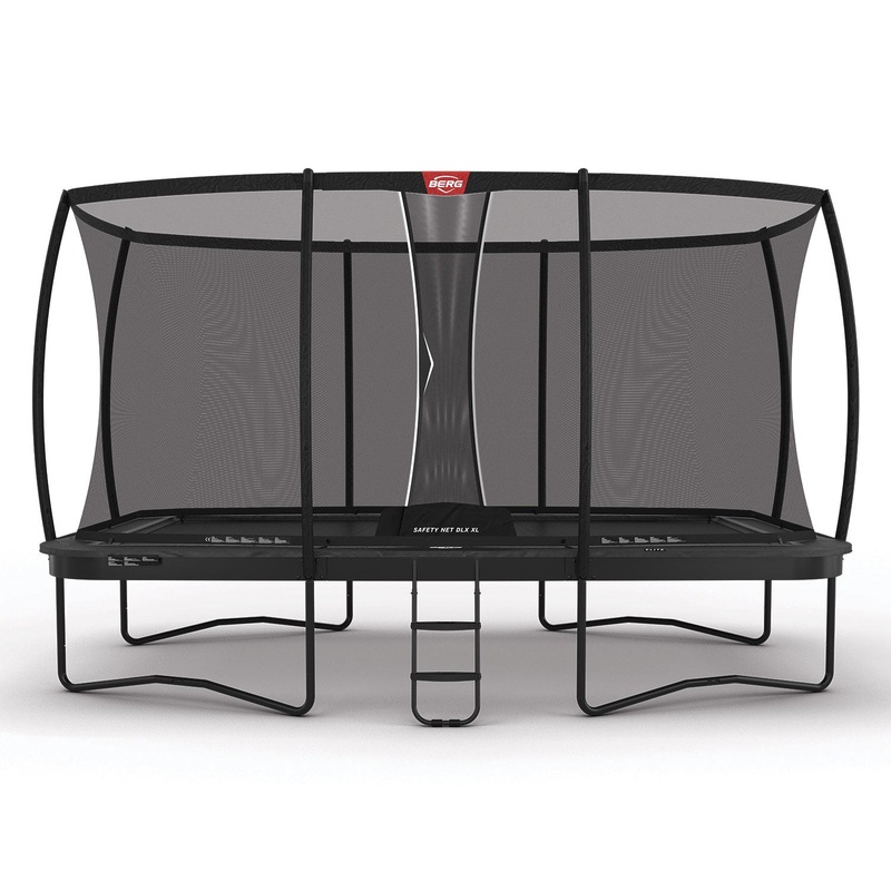 Berg Ultim Elite Regular Trampoline | 500CM/ 16FT | Safety Net DLX XL | Grey | 32.45.95.31