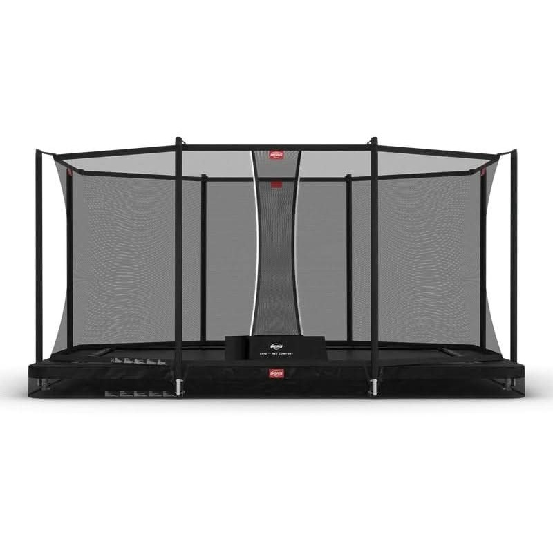 Berg Ultim Favorit InGround Trampoline | 410CM/ 13FT | Safety Net | Black | 32.23.64.40