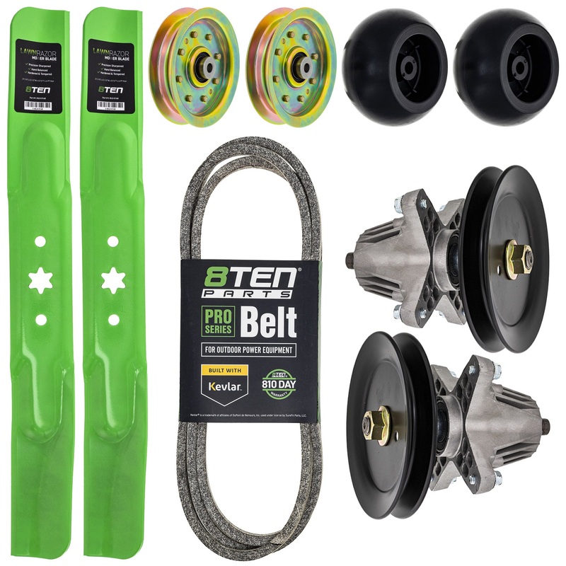 Blade Spindle Belt Idler Deck Wheel Kit For Columbia Cub Cadet Yard-Machines