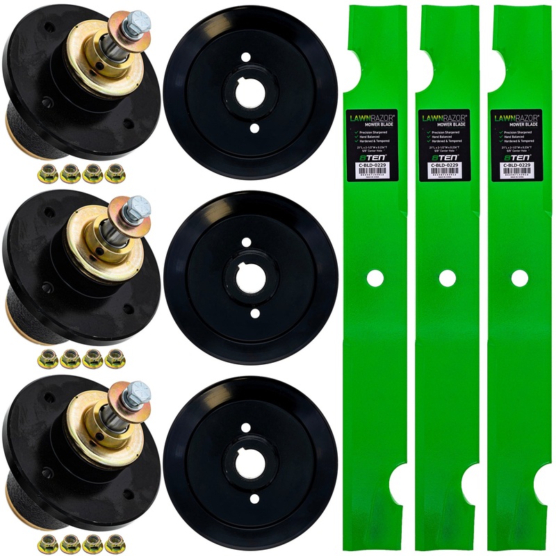 Blade Spindle Kit for Bad Boy Rebel 61-Inch Deck 038-6080-00 037-4000-00