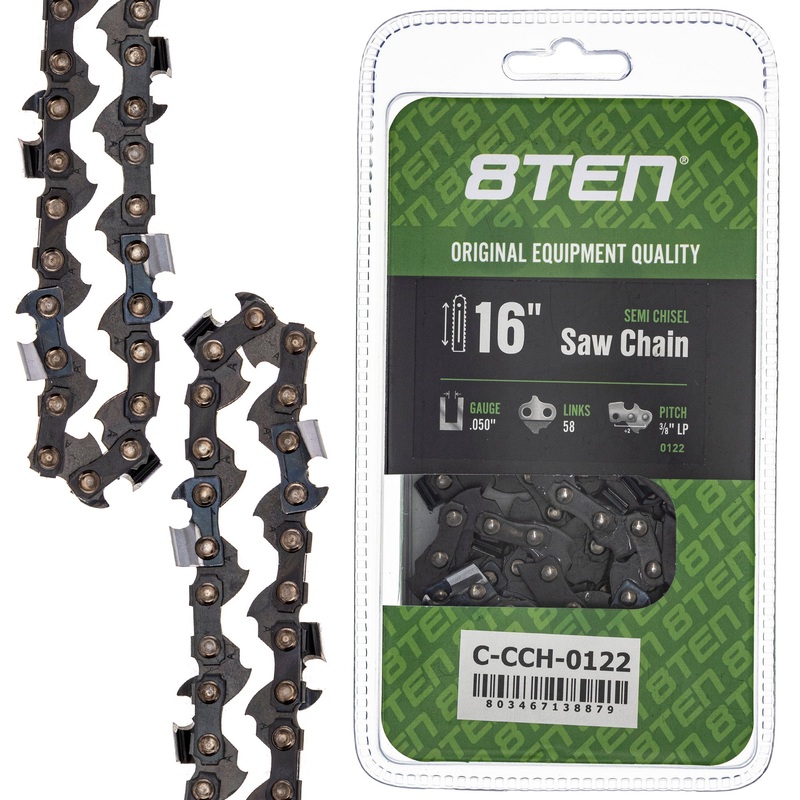 Chainsaw Chain 16 Inch .050 3/8 LP 58DL For John Deere Husqvarna Stihl Oregon 90PX034 S58 H3758