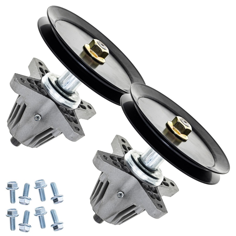 Deck Spindle Set For Troy-Bilt Craftsman Cub Cadet 618P09395 618-09395 | 2-PACK