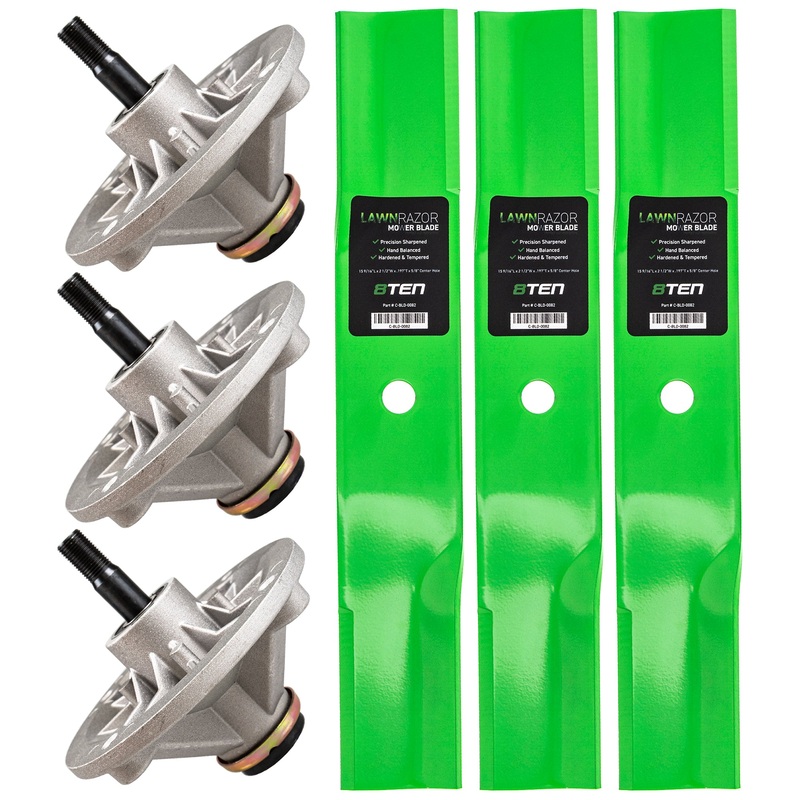 Deck Spindles & Mower Blades Kit For Toro MK1001895