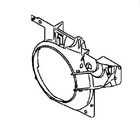 Echo OEM A172000130 COVER, FAN Echo Original Part