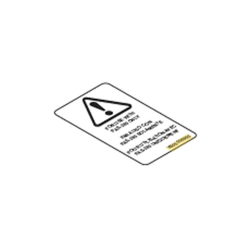 Echo OEM X505006950 LABEL, PAS PROSWEEP Echo Original Part