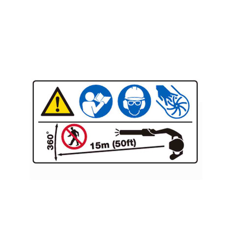 Echo OEM X505009970 LABEL, CAUTION, PB2520EUJPN Echo Original Part