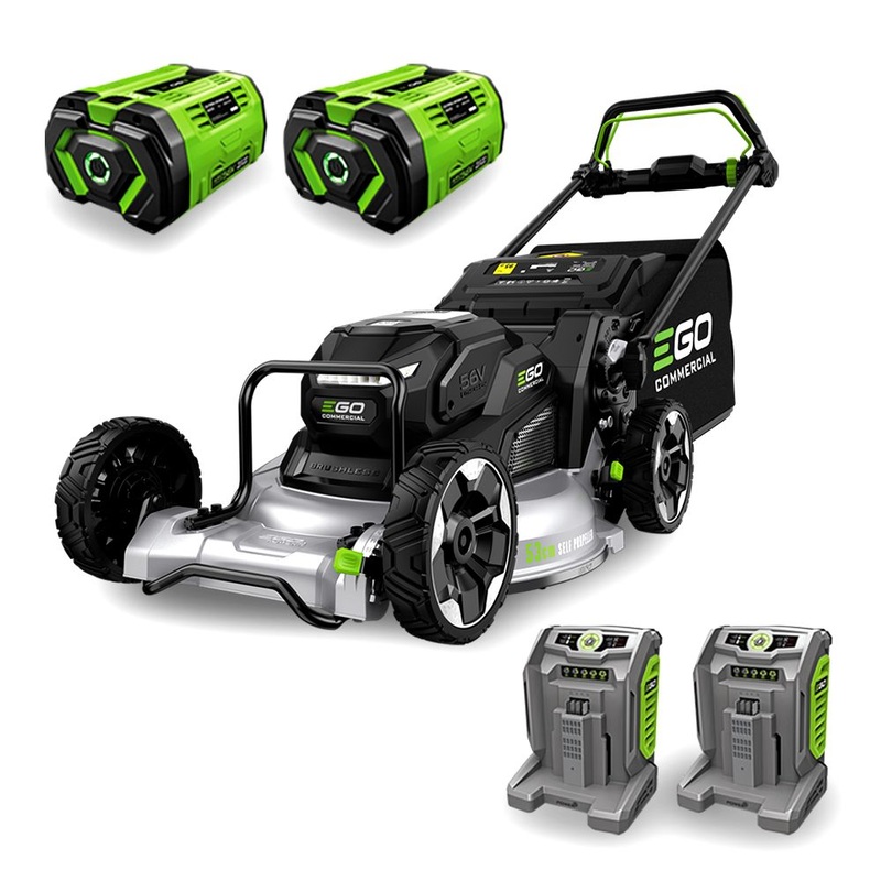 EGO POWER+ 56V Commercial 53cm Aluminium Deck Self-PropelledLawn Mower KIT LMX5307SP-2