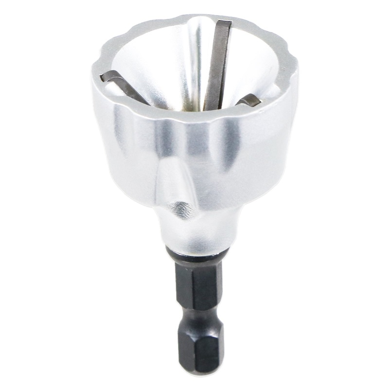 External Chamfer Deburring Tool 3-19mm 1/4″ Hex Shank 50 Angle Tungsten Carbide Drill Bit Attachment