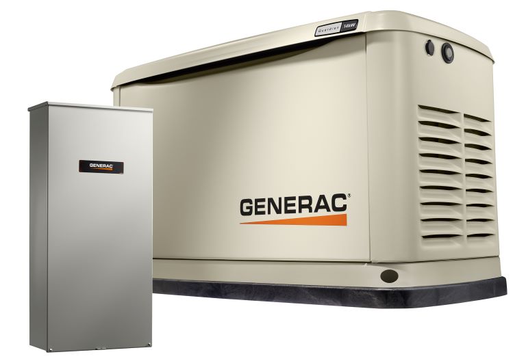 Generac Guardian 14KW Home Standby Generator W/WiFi + 200ASE Transfer Switch