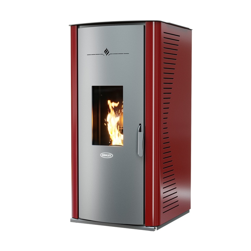 Henley Elm 20KW Wood Pellet Boiler| Red | Square | STP012