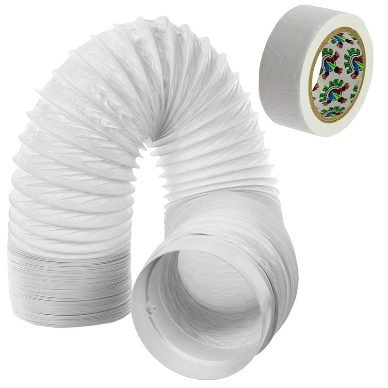 Hose Pipe PVC Duct Extension Kit for TOSHIBA Air Conditioner (3m, 5″)