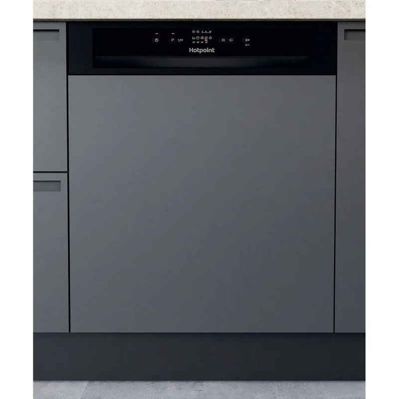 Hotpoint Semi Integrated Full Sized Dishwasher | Black | H3B L626 B UK