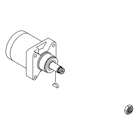 Hustler OEM 008730 WHEEL MOTOR ME29 Hustler Original Part