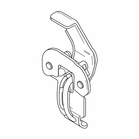 Hustler OEM 010470 OVER CENTER LATCH PLATE ZINC Hustler Original Part