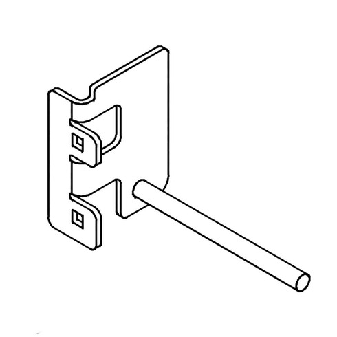 Hustler OEM 113692 ANTI SCALP BRACKET W/A LEFT HAND 60 IN AND 66 IN Hustler Original Part