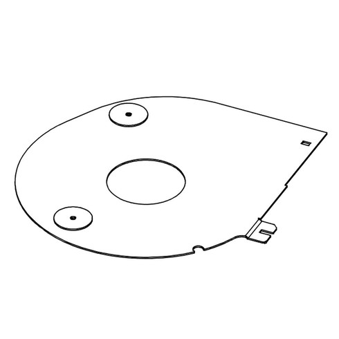 Hustler OEM 114224 LEFT HAND SAND SHIELD W/A 48 IN Hustler Original Part
