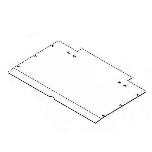 Hustler OEM 114439 DUST SHIELD 60 IN REAR DISCHARGE X ONE Hustler Original Part