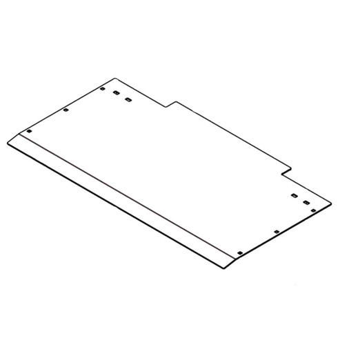 Hustler OEM 115533 DISCHARGE SHIELD REAR DISCHARGE Hustler Original Part