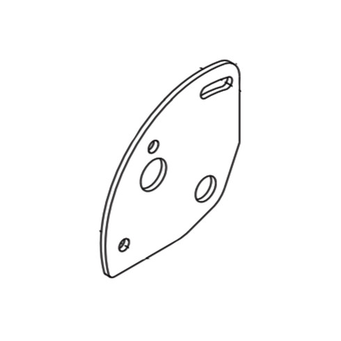 Hustler OEM 115881 OUTER DECK LIFT PLATE Hustler Original Part