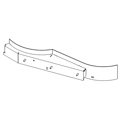 Hustler OEM 116311 LEFT SIDE BAFFLE W/A 60 IN DECK Hustler Original Part
