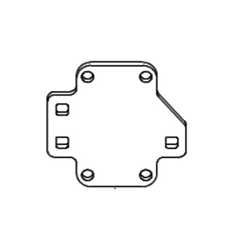 Hustler OEM 116472 STRIPER MOUNTING PLATE Hustler Original Part