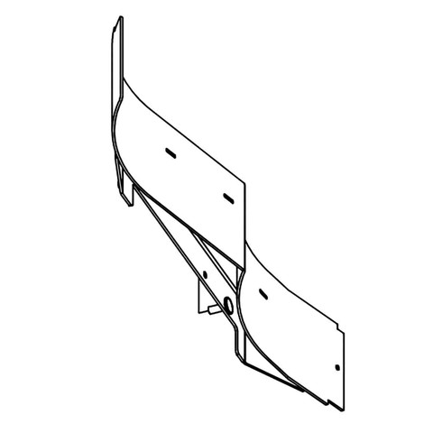 Hustler OEM 118200 LEFT SIDE BAFFLE W/A Hustler Original Part