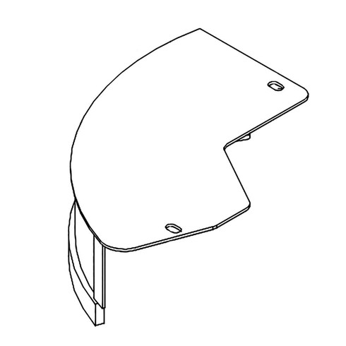 Hustler OEM 333930 DISCHARGE COVER W/A Hustler Original Part