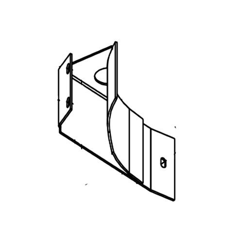 Hustler OEM 344796 BAFFLE W/A MULCH RIGHT Hustler Original Part
