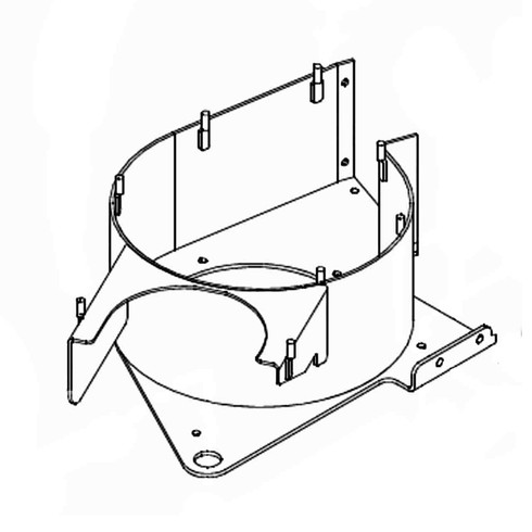 Hustler OEM 376277 HOUSING BLOWER W/A Hustler Original Part