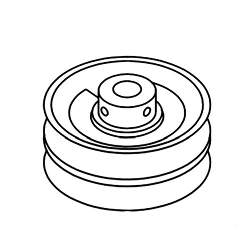 Hustler OEM 520353 PTED B PULLEY 008565 Hustler Original Part