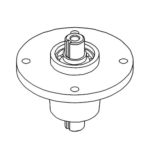 Hustler OEM 544478 - SPINDLE HOUSING UP CUT - Hustler Original Part