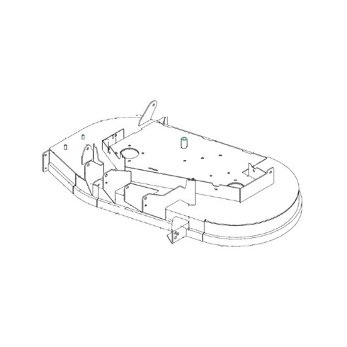 Hustler OEM 547844 SERVICE DECK W/A 42 IN Hustler Original Part
