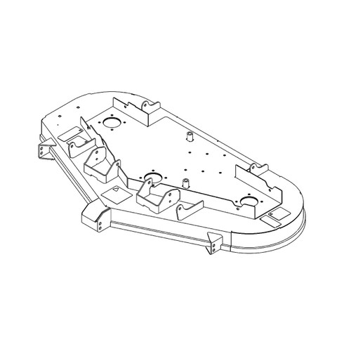 Hustler OEM 550753 SERVICE DECK 54 IN FASTRAK SD Hustler Original Part